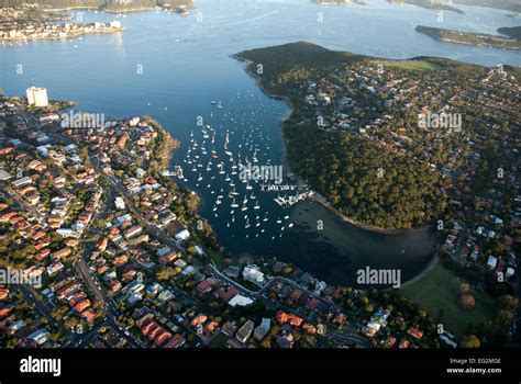 Aerial view of Sydney Harbour Stock Photo - Alamy