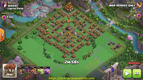 Capital Peak Level 7 Corner Peak In 3 Attacks Layout 1 Youtube