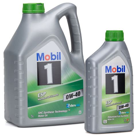 6L 6 Liter Mobil 1 ESP X3 C40 Motoröl Öl 0W 40 0W40 dexos2 PORSCHE C40