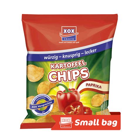 Xox Kartoffelchips Paprika 30g Xox Group