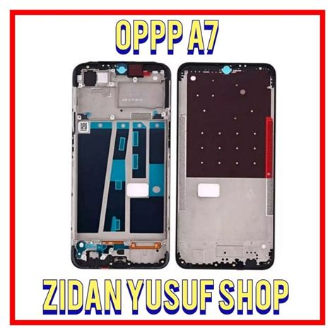 Jual FRAME TULANG TENGAH TATAKAN DUDUKAN LCD OPPO A7 ORIGINAL Shopee