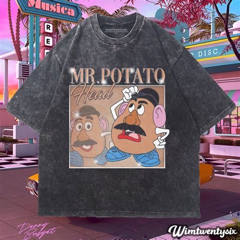 Oversized T Shirt Oversize T Shirt Washing Shirt Mr Potato Homage