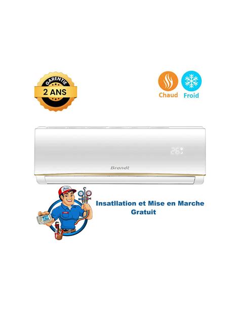 Climatiseur BRANDT 18000 BTU Chaud Froid Prix Tunisie