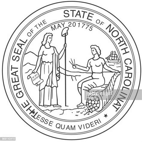 North Carolina State Seal Foto E Immagini Stock Getty Images