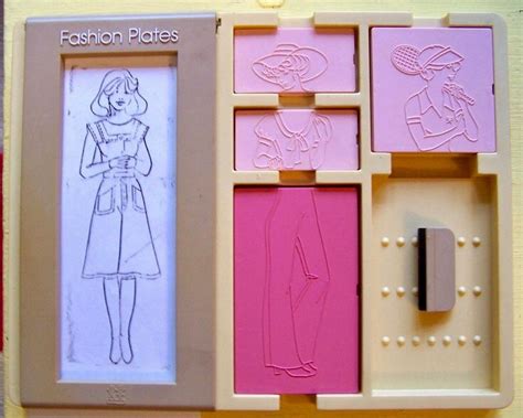 Fashion Plates Fashion Plates Barbie Fashion Plates Old School Toys