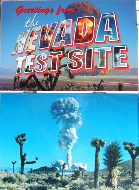 Curious Objects: Friday Postcard - The Nevada Test Site