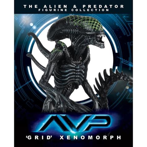 Alien and Predator Collection Grid Xenomorph Figure