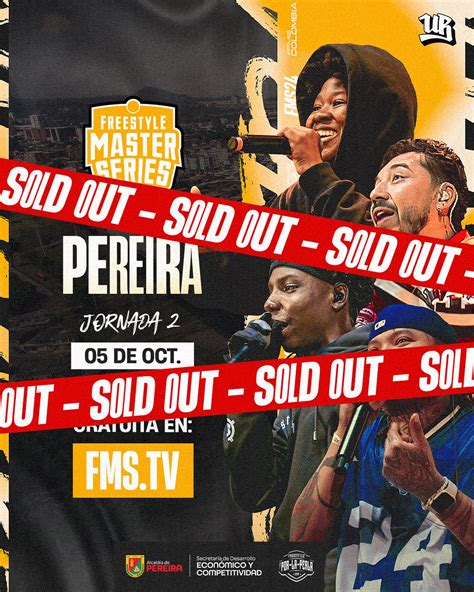 FMS - ¡SOLD OUT HISTORICO! 🤯🔥🇨🇴 Más de 5.000 entradas repartidas en 2h
