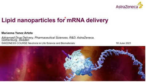 Lipid Nanoparticles For Mrna Delivery Youtube