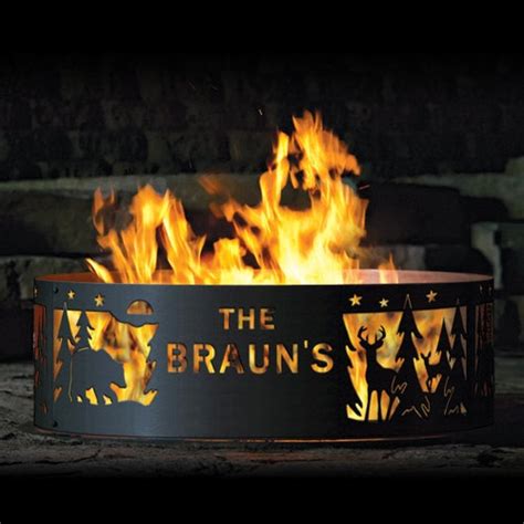 Personalizedcustom Fire Pit That Will Last Heavy Duty And Etsy