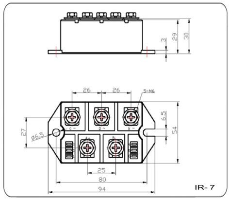 MDS200A1600V MDS200 16 MDS200A Chỉnh lưu cầu 3 pha 200A 1600V