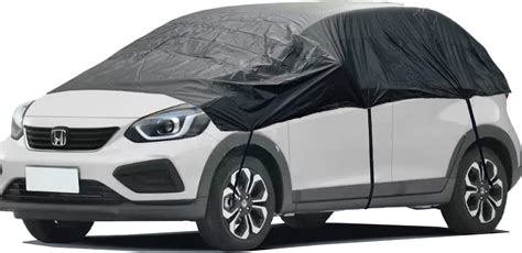 Bexita Half Car Cover Waterproof Car Windshield Snow Cover Outdoor