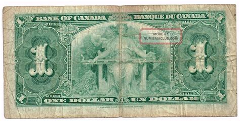 Canada One Dollar Note P D