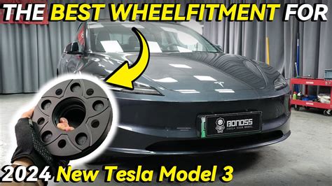 Best Choice Bonoss Wheel Spacers Fit On The New Tesla Model 3 Upgrade Tesla 2024 2025 Evs