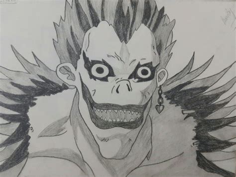 Ryuk Drawing Black And White - Hincharse Wallpaper