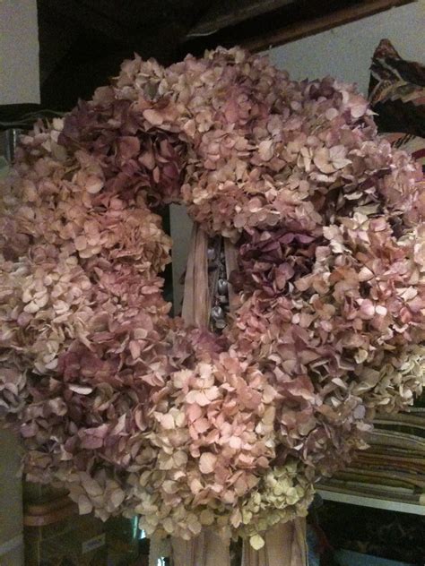 Over the Top: Dried Hydrangea Wreath