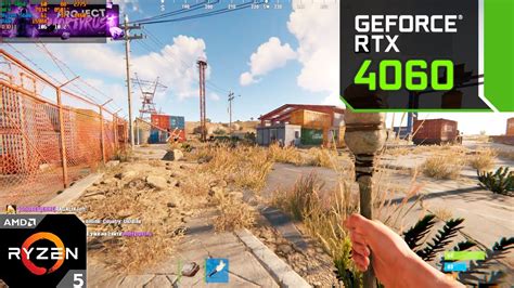 RUST RTX 4060 Ryzen 5600 Ultra Settings DLSS ON OFF YouTube