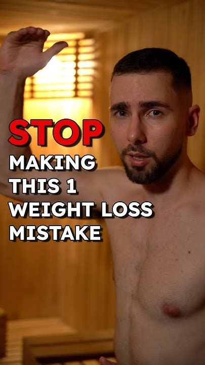 Weight Loss Mistake Avoid This Common Mistake For Success 🔥 Youtube