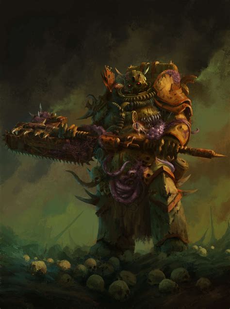 Champion Of Nurgle Art By Rostyslav Zagornov 40k Gallery