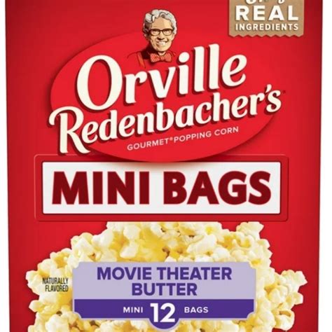 Orville Redenbacher S Movie Theater Butter Microwave Popcorn Mini Bags