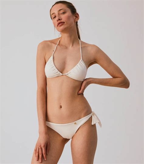 Bikini Brasileño en Crudo con Lazo Ajustable