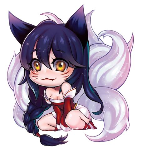 Chibi Ahri Wallpapers Fan Arts League Of Legends Lol Stats