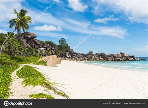 Grand Anse beach — Stock Photo © fyletto #166750832