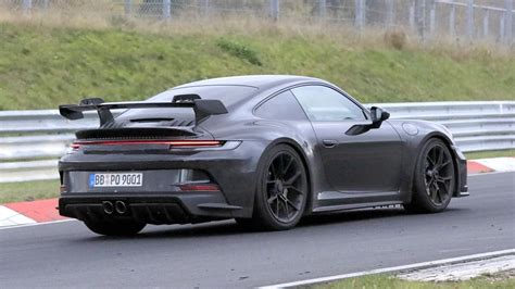 New 992 Porsche 911 Gt3 Spied Testing At The Nürburgring