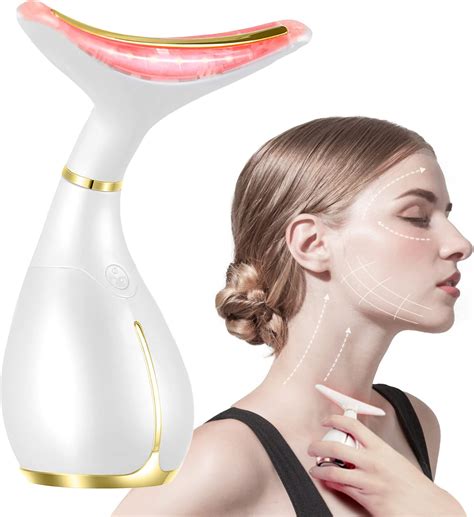 Ms W Red Light Face Massager Tool Facial Massager For Skin Care With Led Heated