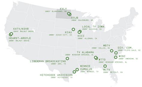 South Dakota Tv Tower Locations