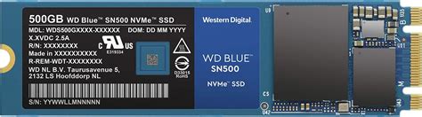 Wd Blue Sn Gb Nvme Internal Ssd Gen Pcie M D Nand