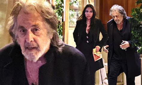 Al Pacino 83 Enjoys A Romantic Dinner Date With Girlfriend Noor