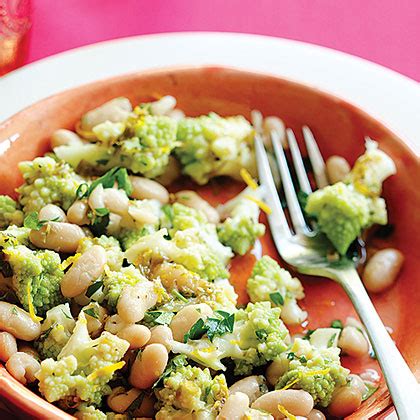 Romanesco Broccoli and Cannellini Bean Salad Recipe – Sunset Magazine