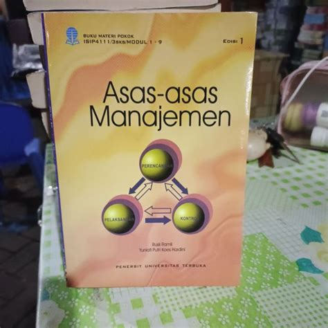 Jual ORIGINAL ASAS ASAS MANAJEMEN EDISI 1 RUSLI RAMLI YUNIATI