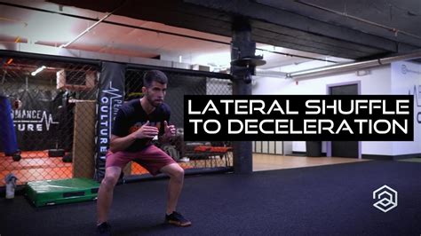 Lateral Shuffle To Deceleration Youtube