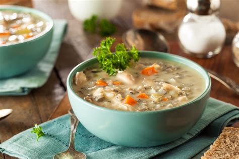 Clean Eating Creamy Turkey And Wild Rice Soup Thanksgiving Leftovers Lovers Heaven Clean Food