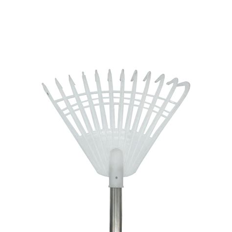 Garden Grass Rake With Handle Lawn Leaf Grabber