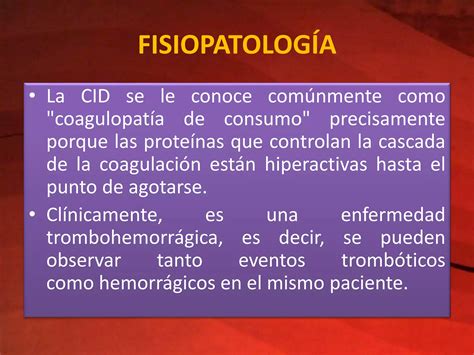 Coagulaci N Intramuscular Diseminada Ppt Descarga Gratuita