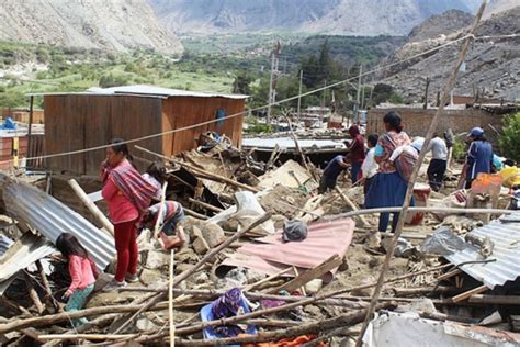 Regi N Lima Huaico Arrasa Con Viviendas Y Terrenos De Cultivo En