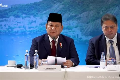 Prabowo Ungkap Keunggulan Indonesia Dalam Penciptaan Energi Hijau