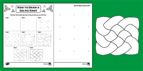 Celtic Knot Template Th Grade Resource Twinkl Usa