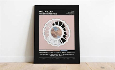 Mac Miller Posters The Divine Feminine Poster Tracklist Album Cover