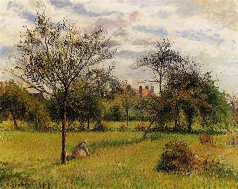 Morning Autumn Sunlight Eragny Camille Pissarro Wikiart Org