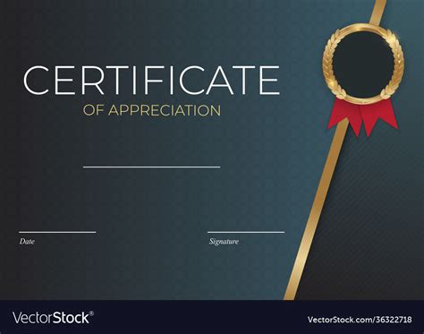 Certificate achievement template background Vector Image