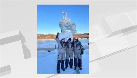 Team North Dakota takes third in World Snow Sculpting Championship