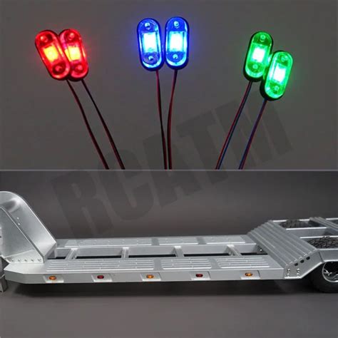 Led Model Profiel Side Licht Voor 1 14 Tamiya Rc Truck Trailer Kipper