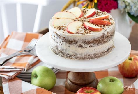 Rustic German Apple Cake with Cinnamon Cream Cheese Frosting