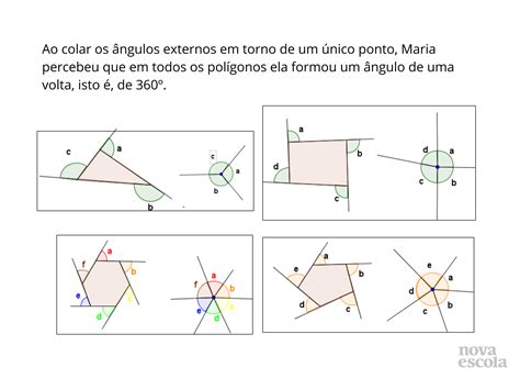 Ângulos Externos De Polígonos Regulares Planos De Aula 7º Ano