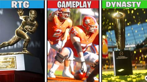 College Football 25 Gameplay And Modes No Abilities Dynasty Road To