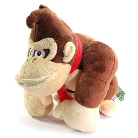 Super Mario Bros 9 Inch Donkey Kong Plush Sanei Nintendo Plush